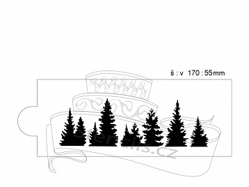 R026 Smrky 170x55mm